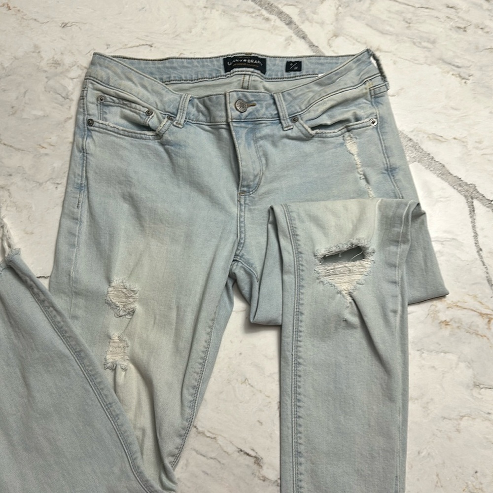 Women’s lucky faded, distressed jeans size 6–28